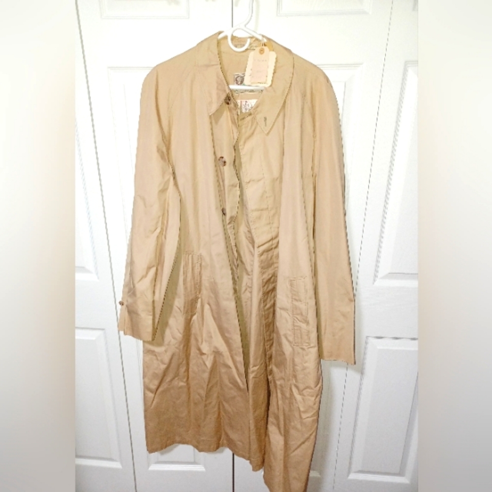 Vintage Original Chas Macintosh Cotton Raincoat Size 46 Long